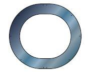 Metalbestos Multi50 2-delt loftkrave til stålskorsten diameter 250 mm med lofthældning 39-50 grader