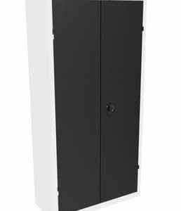 Blika MS-1 materialeskab med 4 galvaniserede hylder i RAL 7035 og 9005