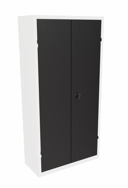 Blika MS-1 materialeskab med 4 galvaniserede hylder i RAL 7035 og 9005