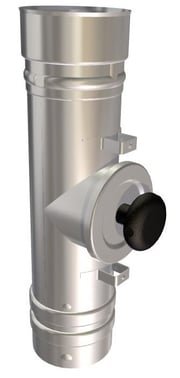 Metalbestos Omega skorstensforing 130mm med isoleret rensedør