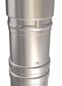 Metalbestos Omega uisoleret skorstensforing 80 mm diameter