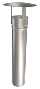 Metalbestos Omega skorstenshætte til stålforing diameter 130 mm