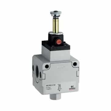 Camozzi Automation aflåselig afspærringsventil 3/2 vejs MC238-V16 med G3/8 tilslutning