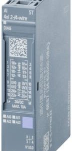 Siemens ET 200SP analog input modul med 2 kanaler til U/I måling