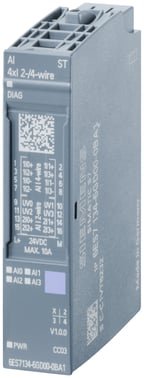 Siemens ET 200SP analog input modul med 2 kanaler til U/I måling