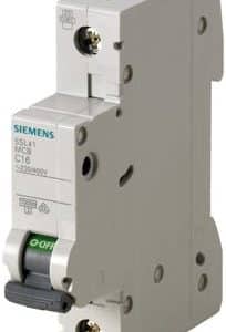 Siemens Sentron 5SL automatsikring 1-polet 13A med C-karakteristik