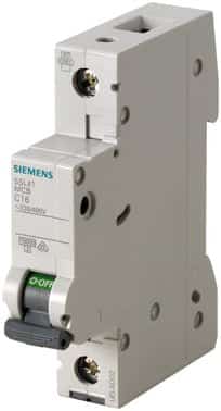 Siemens Sentron 5SL automatsikring 1-polet 13A med C-karakteristik