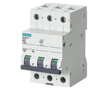 Siemens Sentron 5SL trepol-automatsikring C-karakteristik 20A til tavlemontage