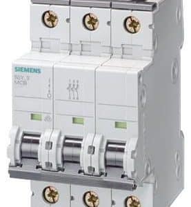 Siemens Sentron 5SY automatsikring 3-polet C 16A til DIN-skinne