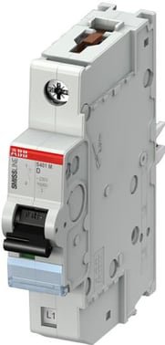 ABB Smissline automatsikring C-karakteristik 10A 1-polet plus nul til DIN-skinne montering