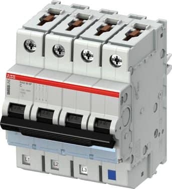 ABB Smissline automatsikring C 16A 3-polet plus nul med 10kA brydeevne
