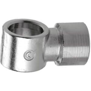Camozzi banjo adapter i messing med G 3/8 gevind til pneumatiske systemer