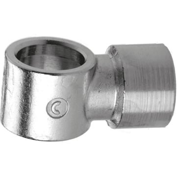 Camozzi Automation banjo adapter i messing med G1/8 gevind til pneumatisk tilslutning