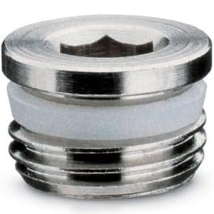 Camozzi BSP adaptor plug G1/4 tommer pneumatik fitting messing PTFE