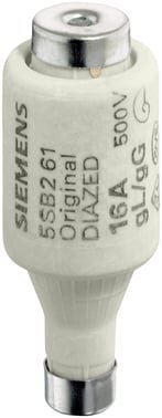 Siemens DIAZED D-sikring DII 25A gG 500V gul