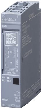 Siemens SIMATIC ET 200SP digitalt udgangsmodul med 4 udgange 24V DC