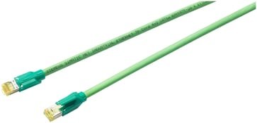 Siemens SIMATIC Net industriel Ethernet kabel med RJ45 stik og grøn kappe
