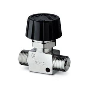 Camozzi flowreguleringsventil 2810 med 1/4 tommer pneumatisk tilslutning