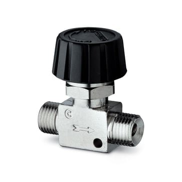 Camozzi flowreguleringsventil 2810 med 1/4 tommer pneumatisk tilslutning