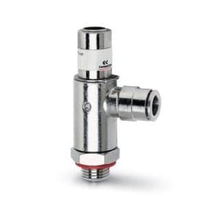 Camozzi flowreguleringsventil bidirektionel GSCO 803 til pneumatiske systemer