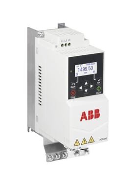 ABB frekvensomformer ACS180 0,75kW 1x230V med IP20 kapslingsklasse