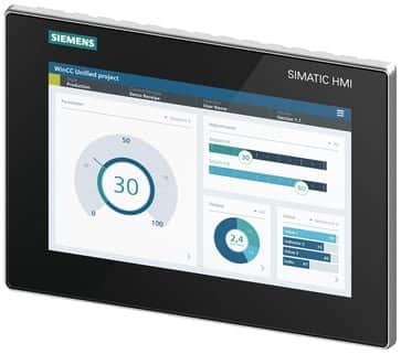 Siemens SIMATIC HMI MTP1000 Unified Comfort Panel med 10.1 tommer touch-skærm til industriel automation