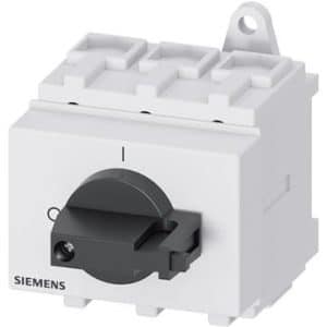 Siemens Sentron 3LD hovedafbryder 3-polet 63A med sort drejegreb til el-tavlemontage