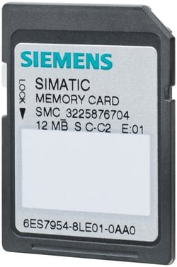 Siemens SIMATIC S7 hukommelseskort 4 MB Flash til S7-1x00 CPU og SINAMICS