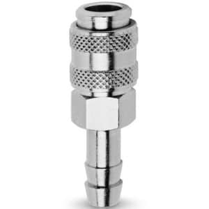 Camozzi hurtigkobling med slangestuds 9 mm i messing til pneumatik
