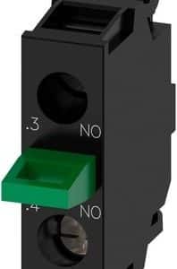 Siemens kontaktmodul med 1NO slutkontakt og skrueterminal til basemontering