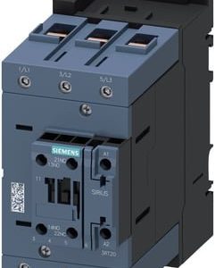 Siemens kontaktor AC-3 45kW 400V 3-polet med skrueterminaler