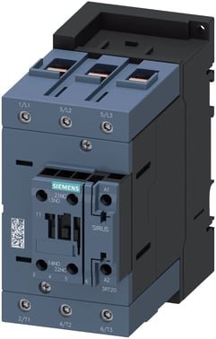 Siemens kontaktor AC-3 45kW 400V 3-polet med skrueterminaler
