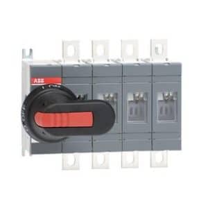 ABB lastafbryder 160A 4-polet med IP65 drejegreb til el-tavlemontage