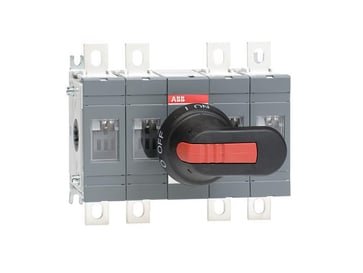 ABB lastafbryder 160A 4-polet med drejegreb OT160EV22P