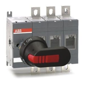 ABB lastafbryder 400A 3-polet OT400E12P med IP65 drejegreb