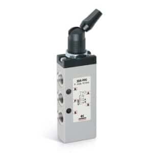 Camozzi manuelt pneumatikventil 5/2 med toggle switch serie 358-990