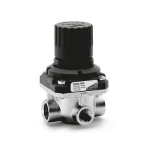 Camozzi mikroregulator i messing med 1/4 tommer tilslutning til pneumatisk trykstyring