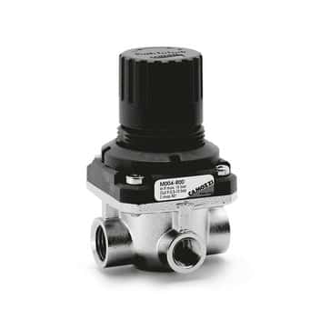 Camozzi mikroregulator i messing med 1/4 tommer tilslutning til pneumatisk trykstyring