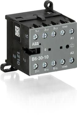 ABB minikontaktor 3-polet B6-30-10 til el-tavle montage