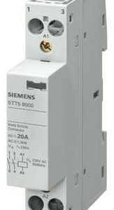 Siemens modulkontaktor 1 slutte 1 bryde 230V 20A til DIN-skinne montering