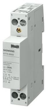 Siemens modulkontaktor 1 slutte 1 bryde 230V 20A til DIN-skinne montering