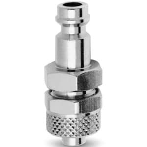 Camozzi plug-tube connector 8/6 mm i messing med hurtigkobling