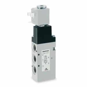 Camozzi elektropneumatisk magnetventil 5/2 monostabil med G1/4 tilslutning