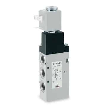 Camozzi elektropneumatisk magnetventil 5/2 monostabil med G1/4 tilslutning