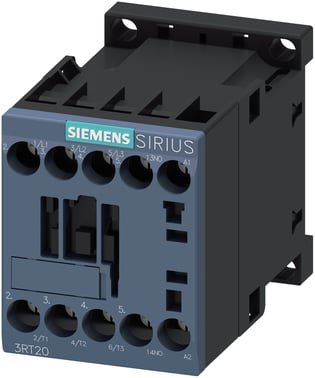 Siemens power kontaktor 3-polet AC-3 7A med skrueterminaler
