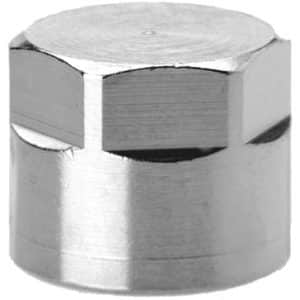 Camozzi blanking nut prop i messing med indvendigt gevind G1/2 tommer til pneumatiske systemer