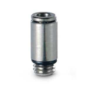 Camozzi push-in fitting 3mm rør til M3 gevind i messing