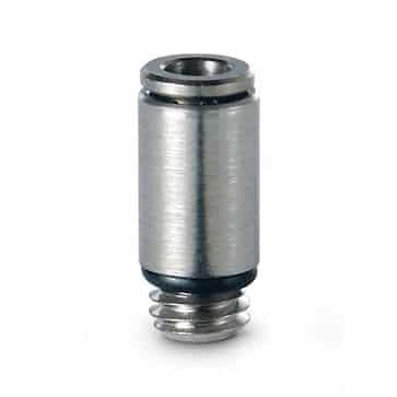 Camozzi push-in fitting 3mm rør til M3 gevind i messing