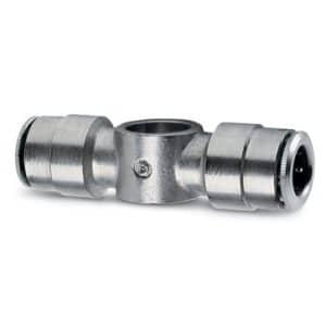 Camozzi push-in fitting double banjo messing 6mm pneumatisk kobling