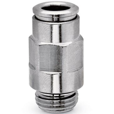 Camozzi push-in fitting lige messing 4mm til 1/8 tommer gevind